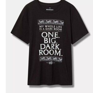 Beetlejuice Dark Room Relaxed Fit Cotton Boxy Tee